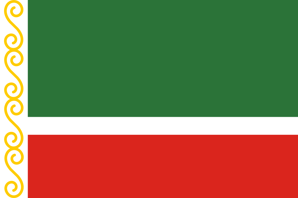 Флаг Чеченской Республики Флаг Чеченской Республики.